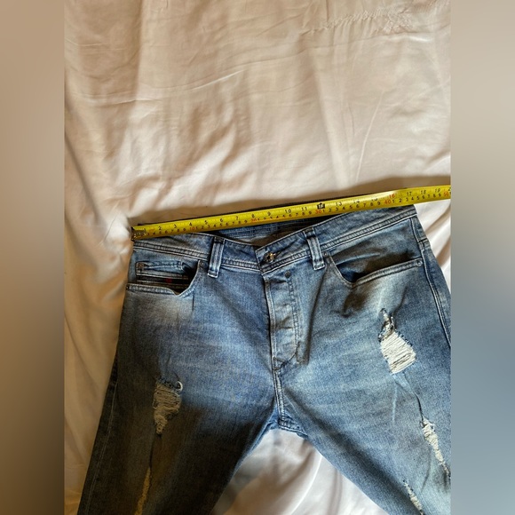 DIESEL Jeans Safado 003A7 Wash White Stitching  5 Pocket Button Fly - Picture 9 of 14